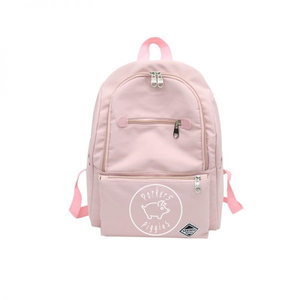 Backpack Pink Full Logo White