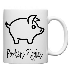 Mug White Pig