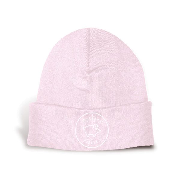 Pink Tuque Full logo White