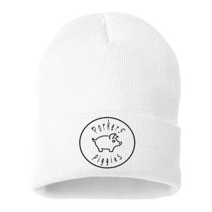 White Tuque Black Full Logo