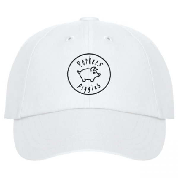 White Cap Full Logo Black